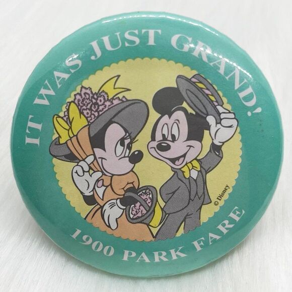 🔮 5/$25 Disney Mickey And‎ Minnie It Was Just Grand 1900 Park Fare Pin - Picture 1 of 2